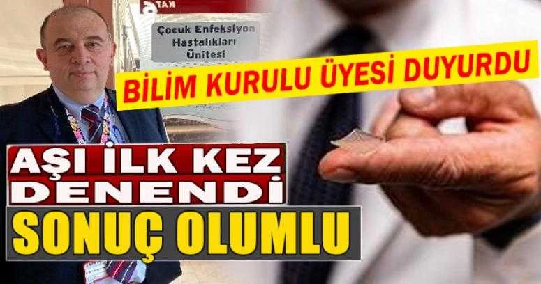 KORONA AŞISI İÇİN SEVİNDİRİCİ HABER