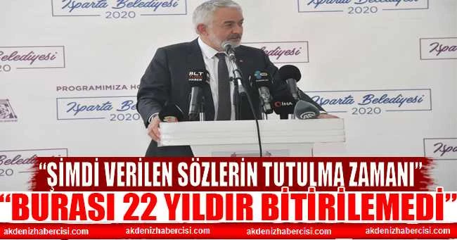 BAŞDEĞİRMEN; “BURASI 22 YILDIR BİTİRİLEMEDİ”