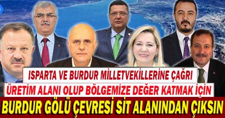 BURDUR GÖLÜ ÇEVRESİ ÜRETİME KAZANDIRILSIN