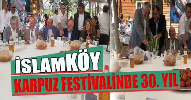 İslamköy Karpuz Festivalinde 30. yıl