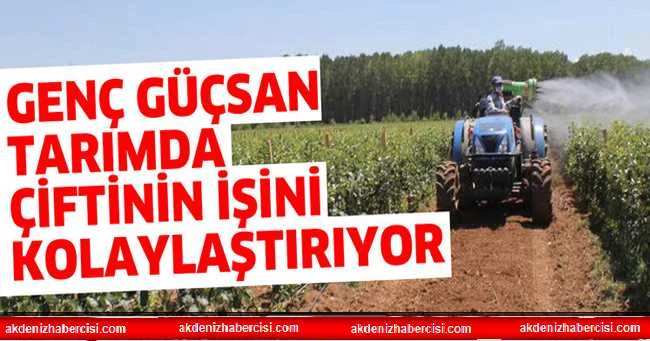 ISPARTA GENÇ GÜÇSAN TARIMDA ÇİFTİNİN İŞİNİ KOLAYLAŞTIRIYOR