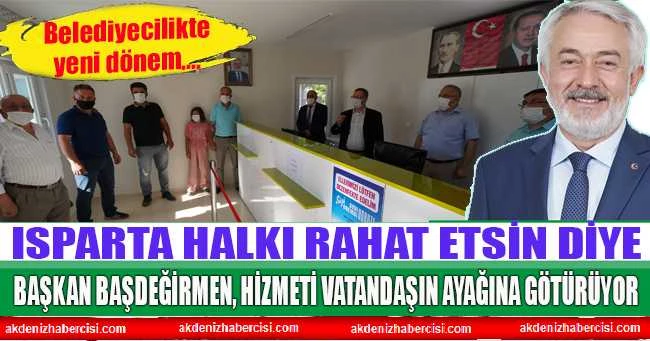 Başkan Başdeğirmen, hizmeti vatandaşın ayağına götürüyor