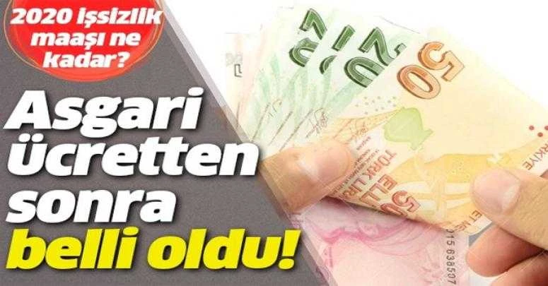 2020 yılı işsizlik maaşı maaşı ne kadar oldu? .