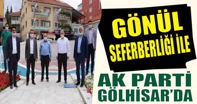 “GÖNÜL SEFERBERLİĞİ İLE AK PARTİ GÖLHİSAR’DA”