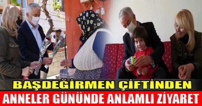 BAŞDEĞİRMEN ÇİFTİNDEN ANNELER GÜNÜNDE ANLAMLI ZİYARET
