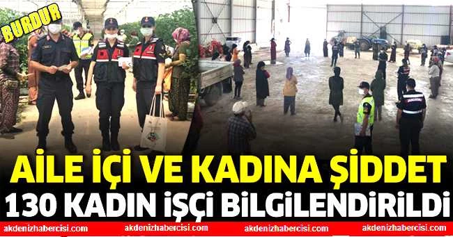 130 KADIN İŞÇİ BİLGİLENDİRİLDİ