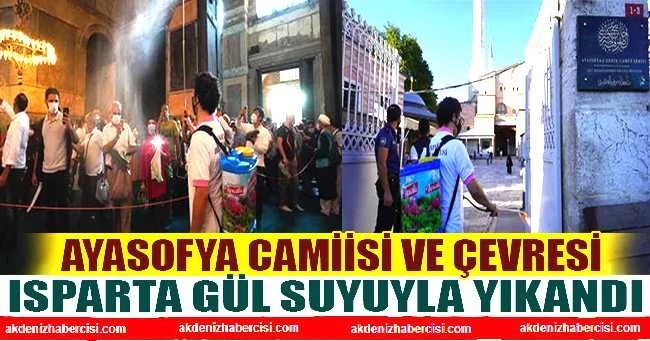 AYASOFYA’YI GÜL KOKUSU KAPLADI