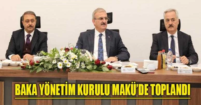 BAKA Yönetim Kurulu MAKÜ’de toplandı
