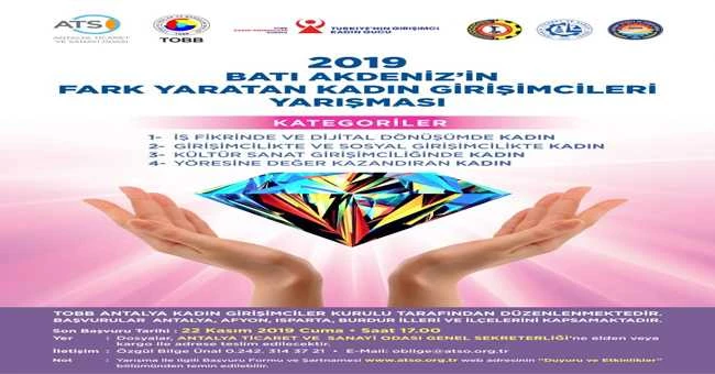 BATI AKDENİZ’İN FARK YARATAN KADIN GİRİŞİMCİLERİ YARIŞMASI
