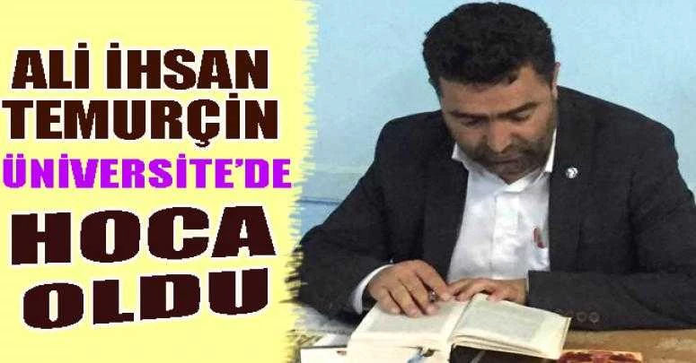 Temurçin hoca oldu