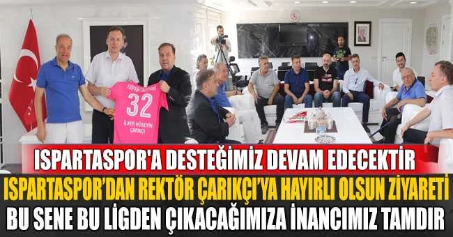 REKTÖR ÇARIKÇI: BU SENE BU LİGDEN ÇIKACAĞIMIZA İNANCIMIZ TAMDIR