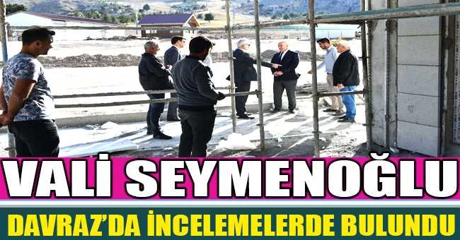 Seymenoğlu Davraz’da İncelemelerde Bulundu