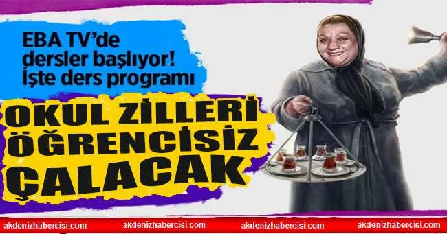 İşte EBA TV 31 Ağustos-18 Eylül ders programı