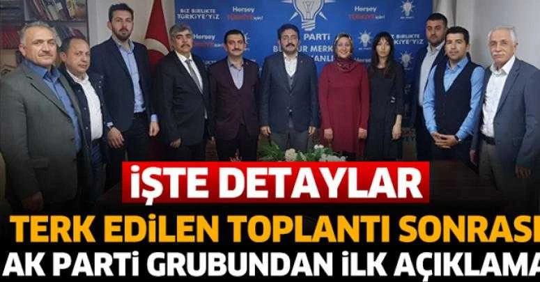 AK PARTİ BURDUR GRUBUNDAN İLK AÇIKLAMA