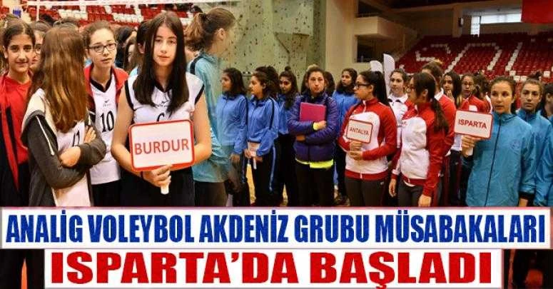 Analig Voleybol Akdeniz Grubu Müsabakaları Isparta’da Başladı