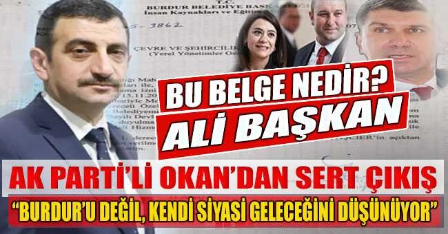 Ak Parti Burdur Merkez İlçe Başkanı Hüseyin Okan