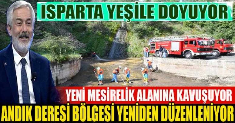 Isparta yeşile doyuyor, yeni mesirelik alanına kavuşuyor