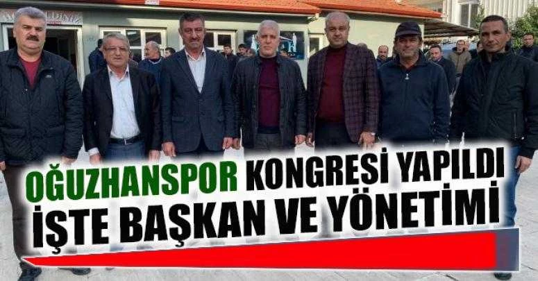 OĞUZHANSPOR KONGRESİ YAPILDI İŞTE BAŞKAN VE YÖNETİMİ