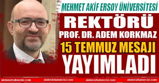 Rektör Korkmaz