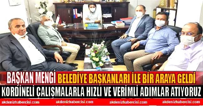 Başkan MENGİ Belediye Başkanları ile bir araya geldi