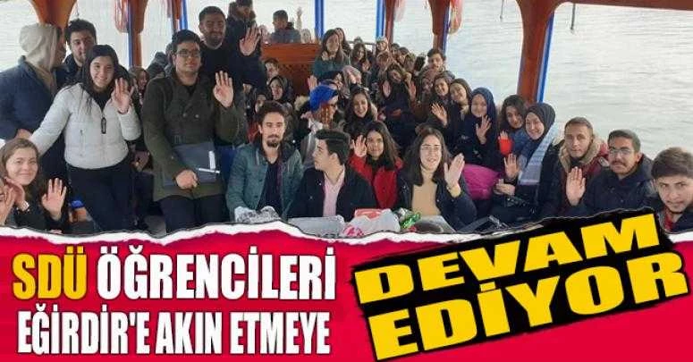 SDÜ Öğrencileri Eğirdir