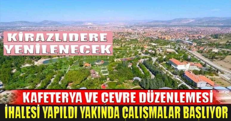 KİRAZLIDERE KAFETERYA VE ÇEVRE DÜZENLEMESİ İHALE EDİLDİ
