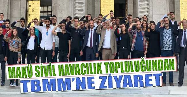 MAKÜ sivil havacılık topluluğundan önemli ziyaret