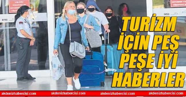 Turizm için peş peşe iyi haberler