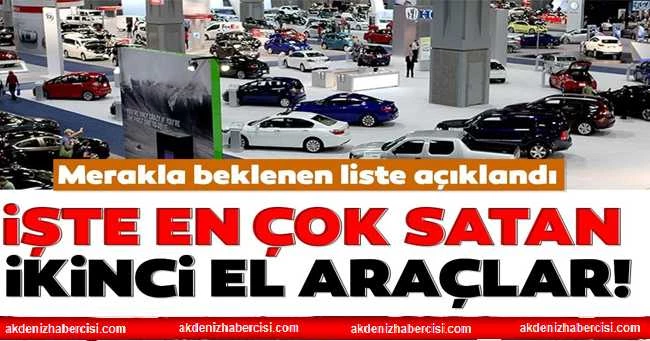 Merakla beklenen liste açıklandı! İşte en çok satan ikinci el otomobiller