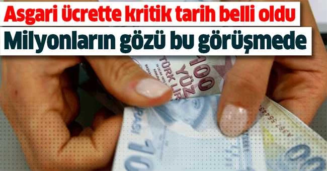 2020 asgari ücret zammında kritik tarih belli oldu.