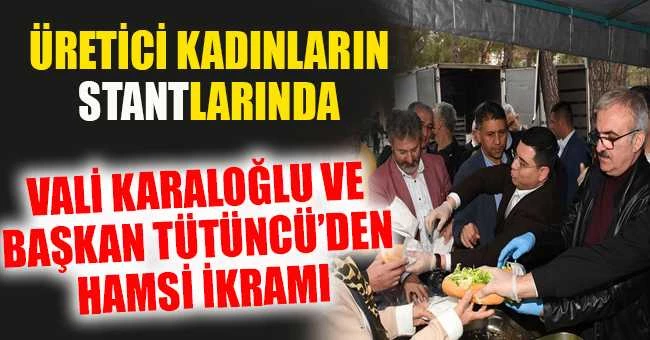 ANTALYA VALİSİ VE BAŞKAN TÜTÜNCÜ