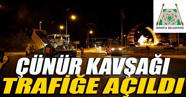 Isparta Çünür Kavşağı trafiğe açıldı