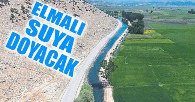 Elmalı suya doyacak