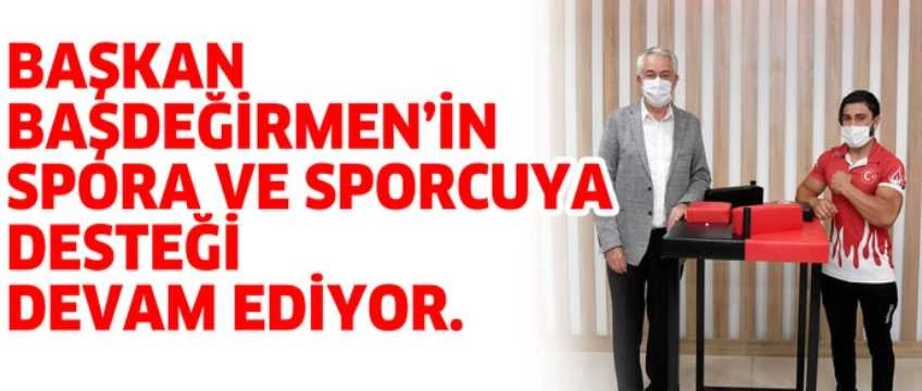 BAŞDEĞİRMEN’İN SPORA VE SPORCUYA DESTEĞİ DEVAM EDİYOR